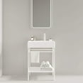 Lofi 24" Bathroom Vanity With Ceramic Basin, Freestanding Bathroom