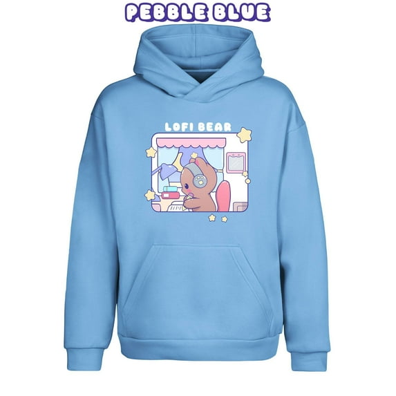 Lofi Bear Pullover Urban Hoodie