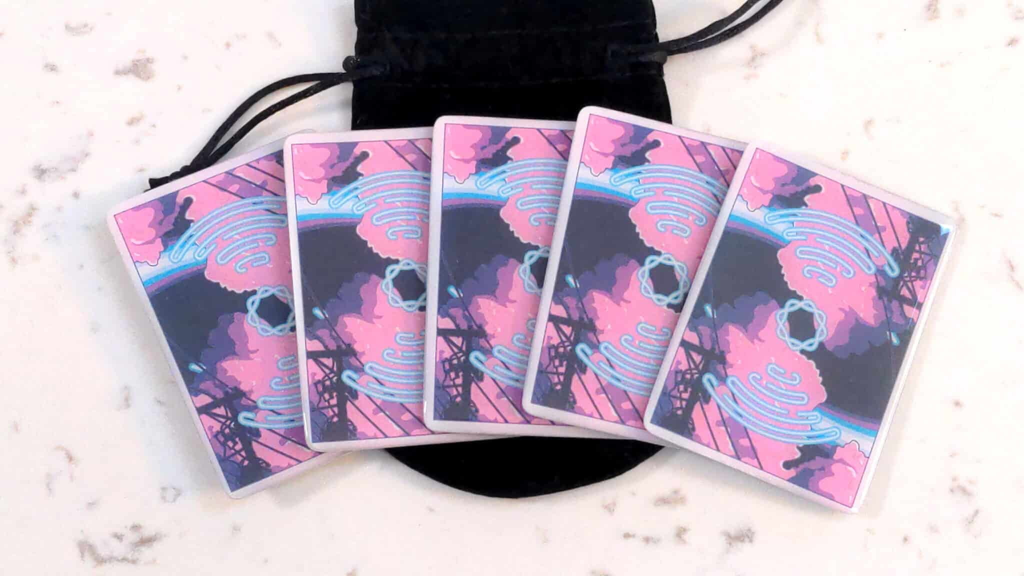 X-Decks Lofi & Color Playing Card P1Packet Cardistry Trainers by @p1customs