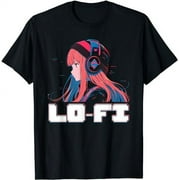 Lofi Music Lover Low Fidelity Anime Lo-Fi Japanese Aesthetic T-Shirt