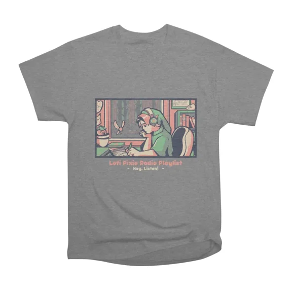Lofi Pixie Radio Playlist Geek Game Music Gift T-Shirt Tee Gift For Him Merch For Her Appa