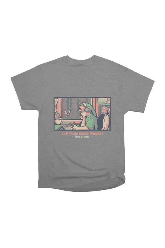 Lofi Pixie Radio Playlist Geek Game Music Gift T-Shirt Tee Gift For Him Merch For Her Appa