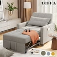 Lofka Chair Bed, Convertible Sofa Bed Couch Recliner Single Bed for
