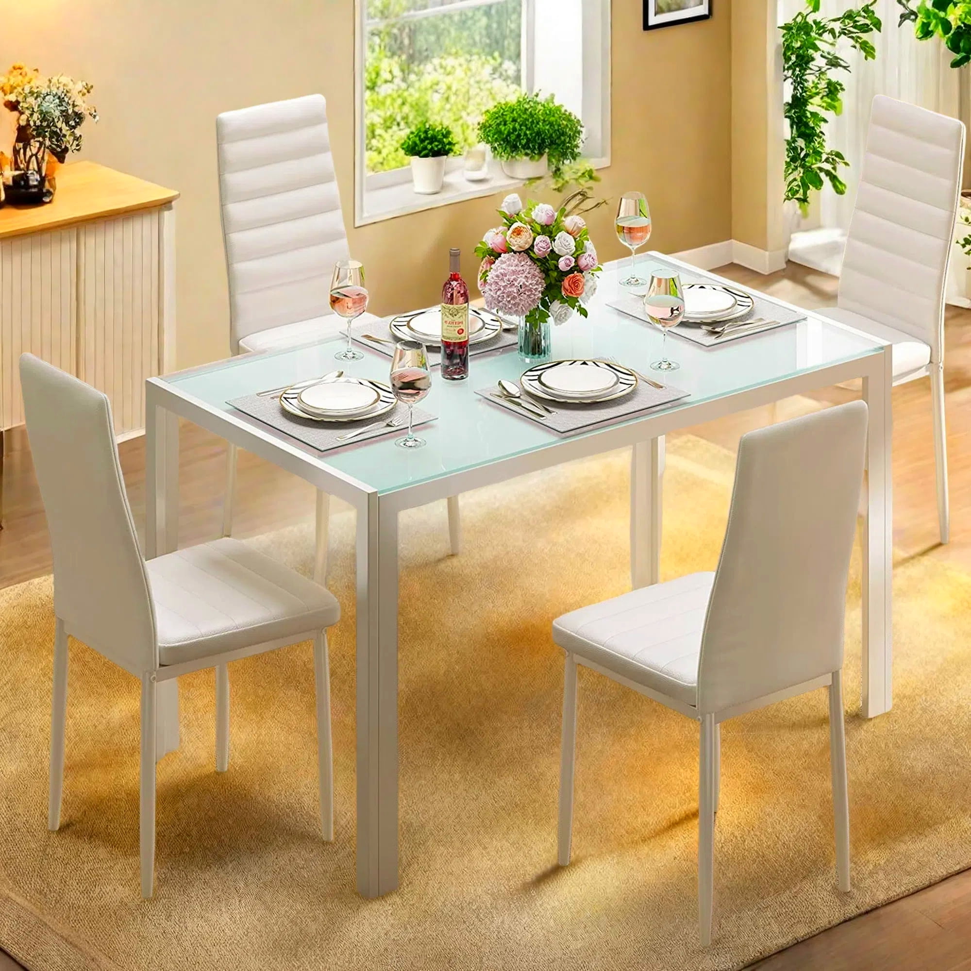 Dining table set under $300 discount