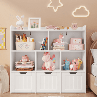 KidKraft 木製パズルピース本棚 3つの棚付き プライマリー Amazon.co.jp: KidKraft 木製パズルピース本棚 3つの棚付き