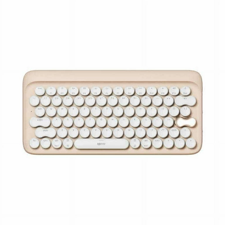 Lofree DOT Mechanical Keyboard Milk Tea Edition - Walmart.com