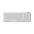 thumbnail image 1 of Flow Lite 100 Keys Low Profile Mechanical Keyboard, Swappable Rechargeable Wireless Keyboard with 2.4G Receiver, Bluetooth and Wired Connection for Windows, Mac/ Specter Linear Switches (Off-white), 1 of 9