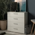 thumbnail image 1 of Loft 4 Drawer Chest, White Woodgrain, 1 of 14