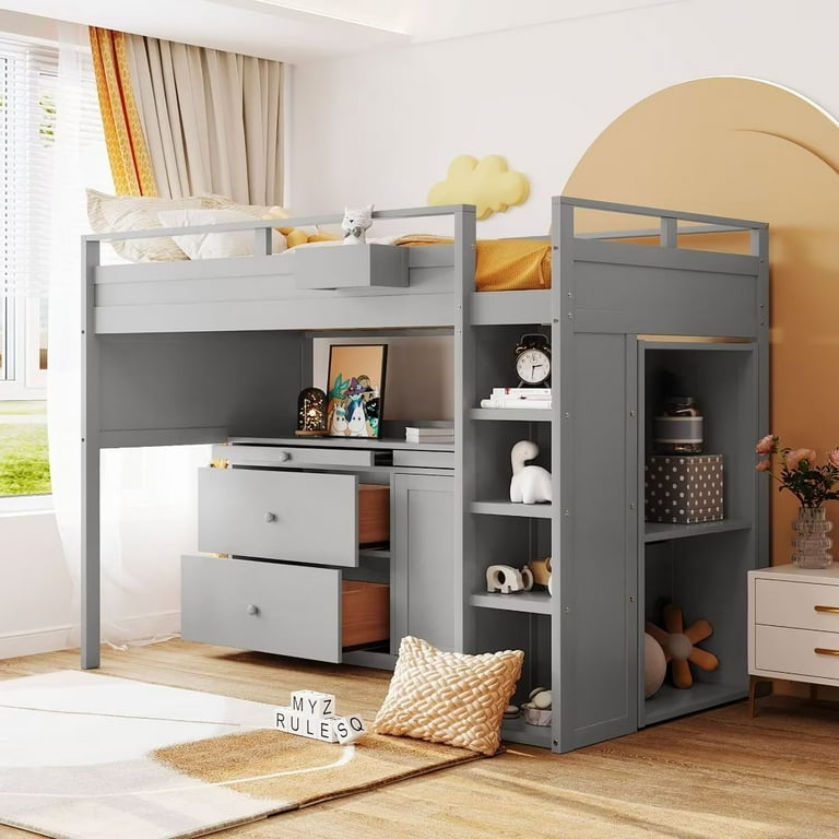 Boys cabin bed with shops desk