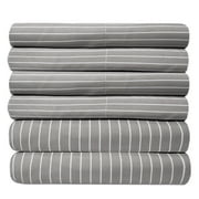 Loft Collection 6 Piece 1500 Thread Count Egyptian Cotton Bed Sheet, Queen Deep Pocket, Extra Soft