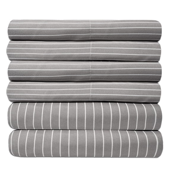 Loft Collection 6 Piece 1500 Thread Count Egyptian Cotton Bed Sheet, Queen Deep Pocket, Extra Soft