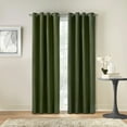 thumbnail image 1 of Loft Living Augustow Blackout Grommet Indoor Curtain 52 x 63 in Olive, 1 of 5