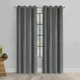 thumbnail image 1 of Loft Living Duet Blackout Grommet Indoor Curtain 52 x 95 in Black, 1 of 6