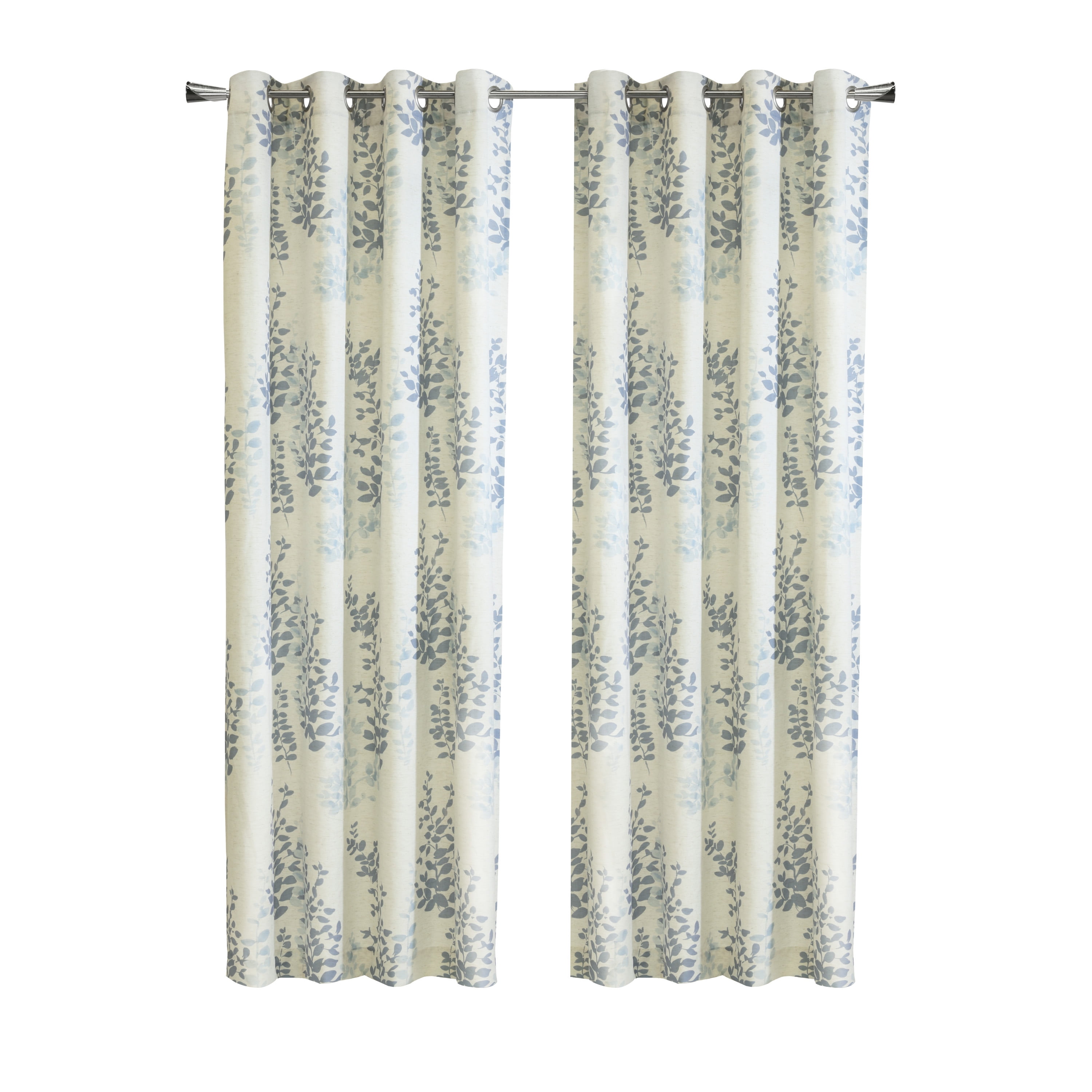 Loft Living Leszno Light Filtering Grommet Indoor Curtain 50 x 95 in Blue