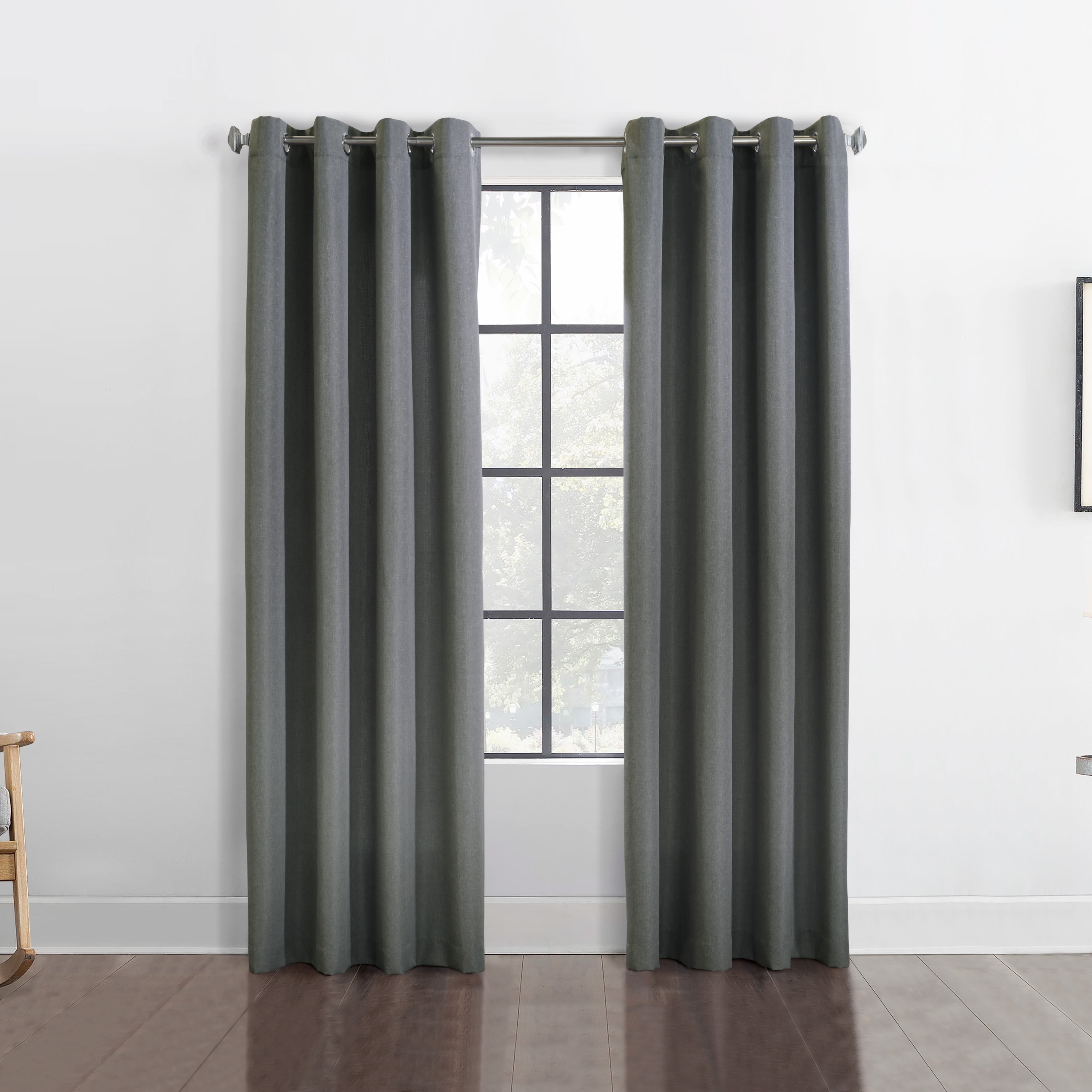 Loft Living Maria Light Filtering Grommet Indoor Curtain 52 x 63 in