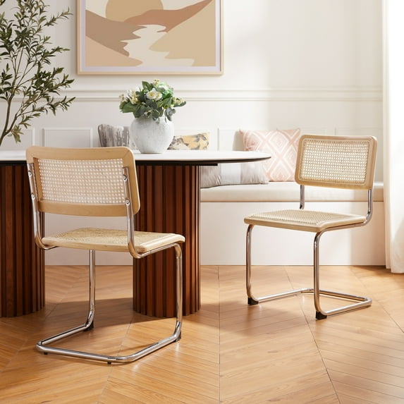 Loft Lyfe Annalyse Dining Chair (Set of 2), Oak