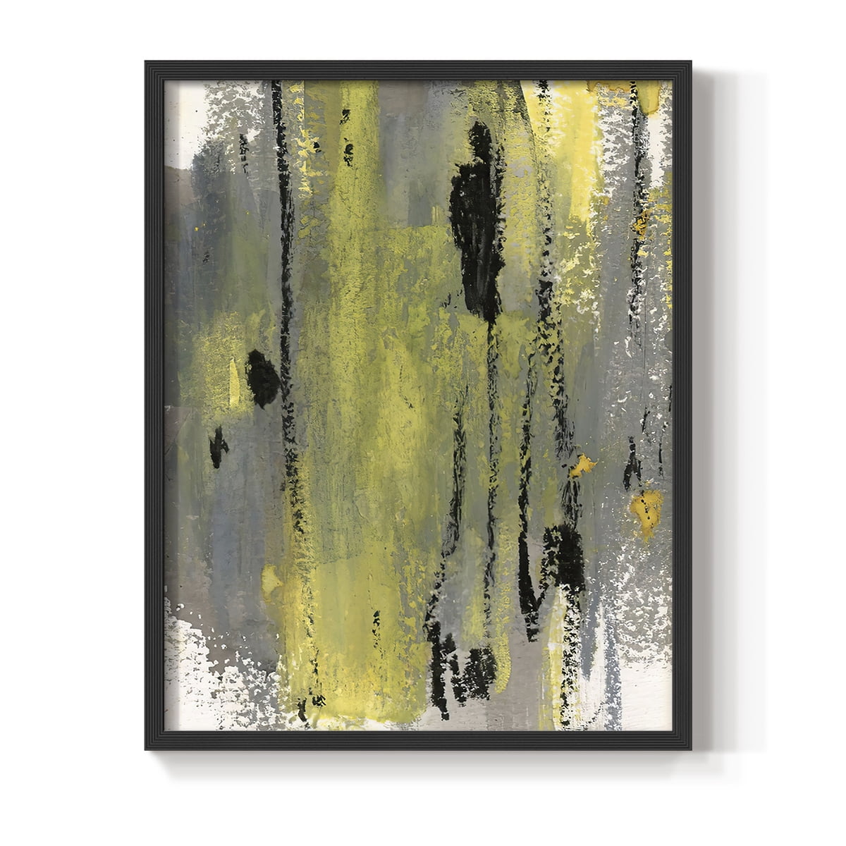 Loft Pastel II Framed Print in Black Solid Wood Framed Print No Nail Hanging