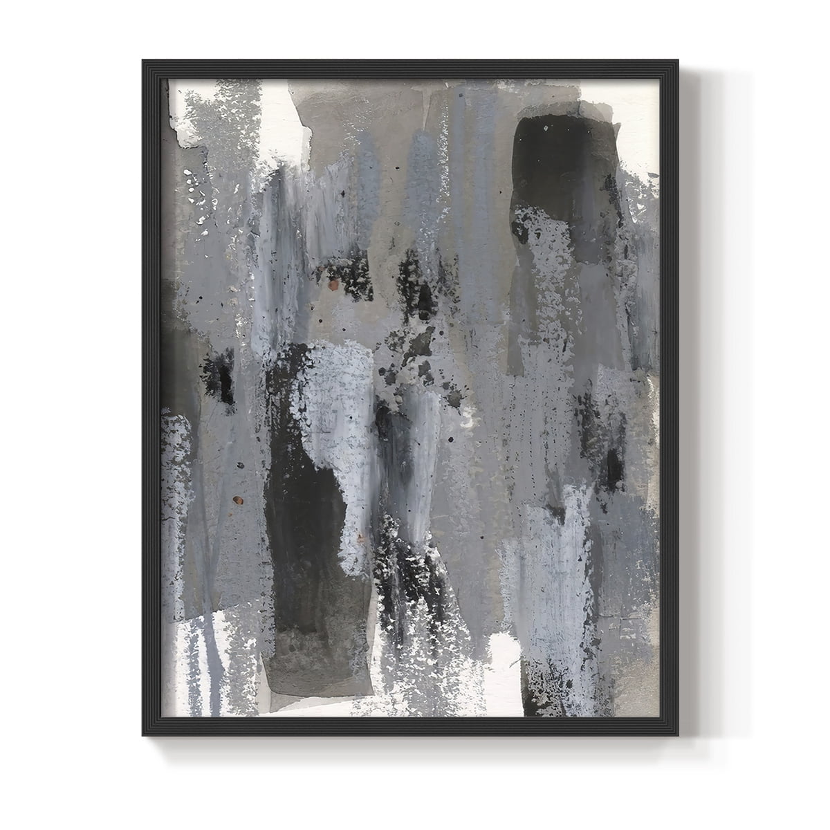 Loft Pastel IV Framed Print in Black Solid Wood Framed Print No Nail Hanging