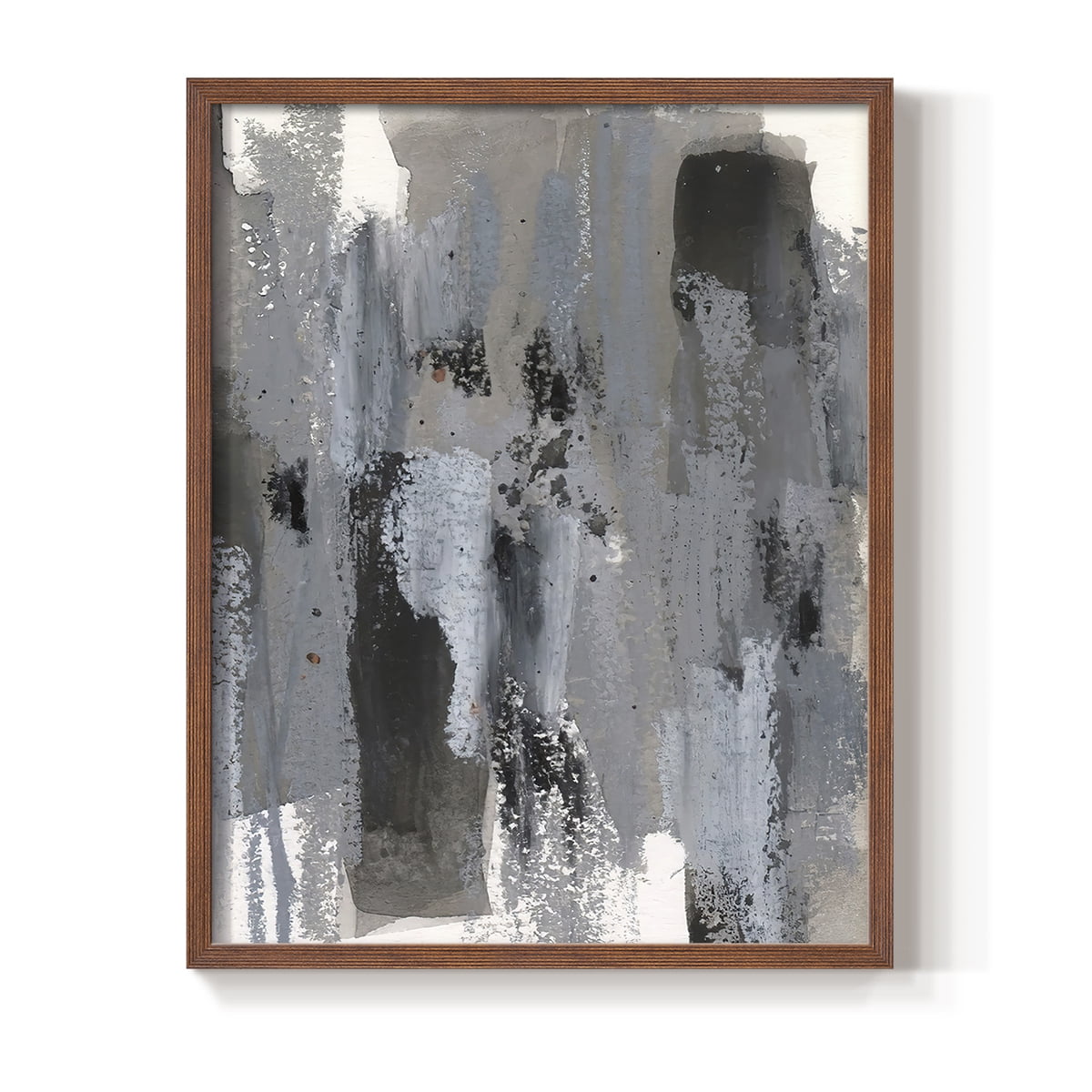 Loft Pastel IV Framed Print in Brown Solid Wood Framed Print No Nail Hanging