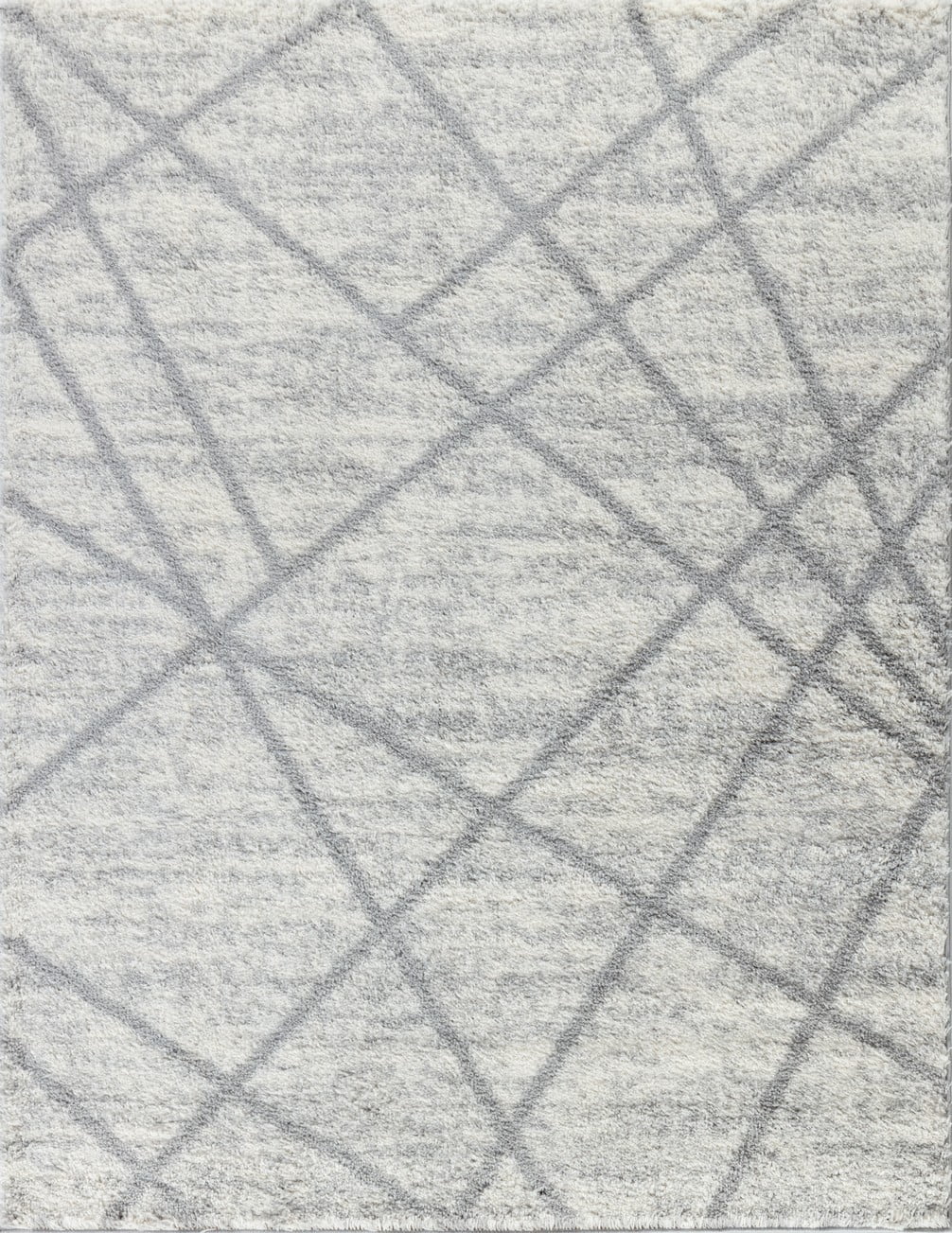 Loft Shag Gc_Czy1004 Ivory 7 Ft. 10 In. X 9 Ft. 10 In. Shaggy Area Rug ...