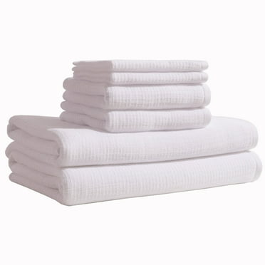 Loft by Loftex New Generation Solid 6-Piece Towel Set,White