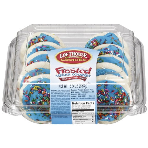 Lofthouse Blue Frosted Sugar Cookies, 10ct
