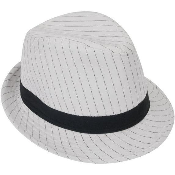 Loftus International Loftus 1920S Gangster Mob Boss Costume Pinstripe Fedora White