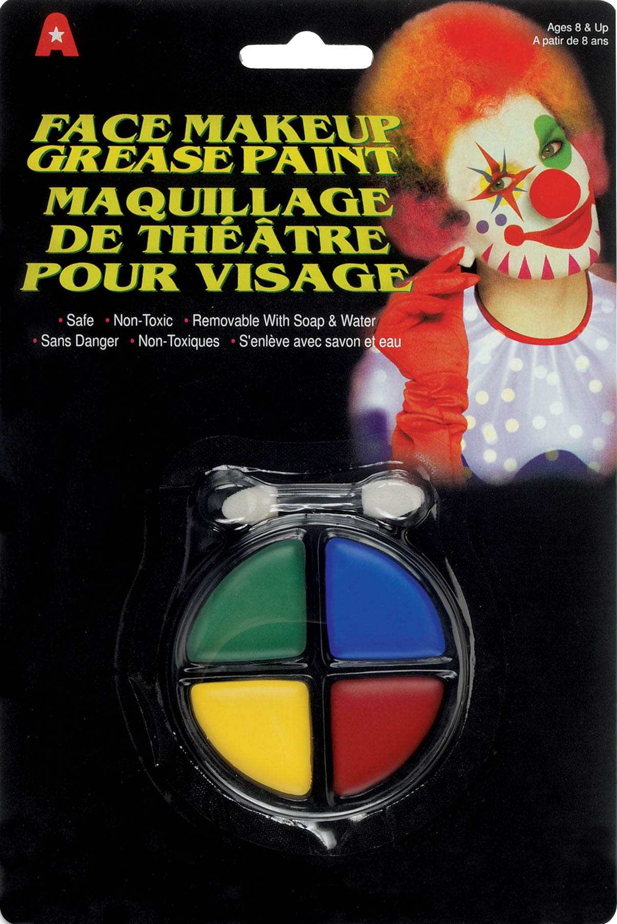 Loftus Halloween Clown Costume Grease Face Paint 6g Makeup Palette