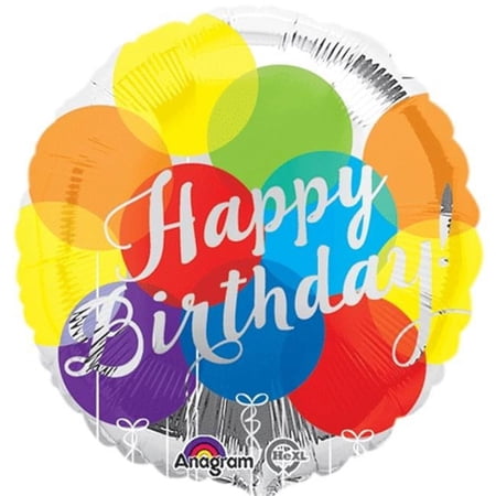Loftus International A3-3810 18 in. Birthday Balloons HX