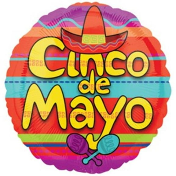 Loftus International A2-4222 18 in. Cinco De Mayo Celebration Vlp Balloon
