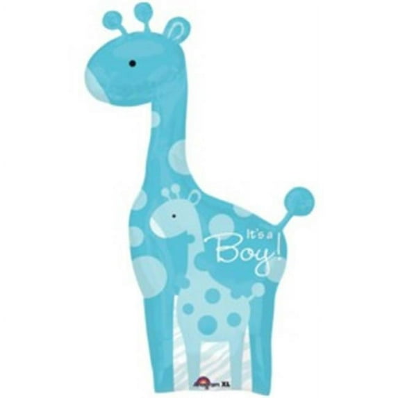Loftus International A2-4583 Sweet Baby Boy Giraffe Super Shape Balloon