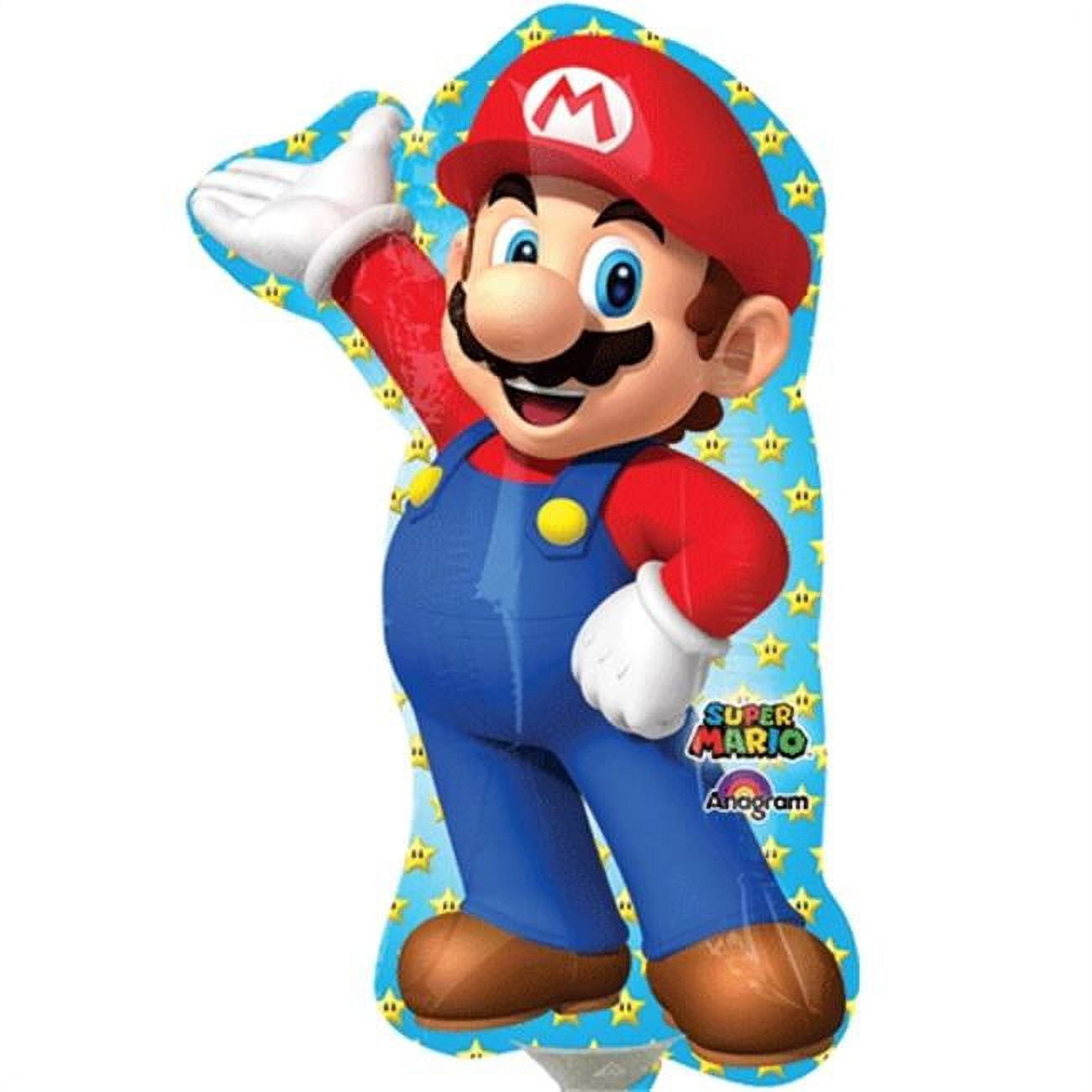 Loftus International A3-2027 Mario Bros Mini Shape Balloon