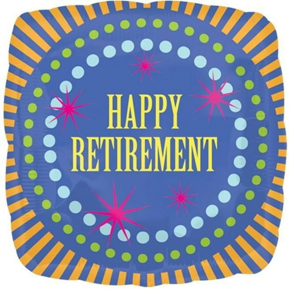 Loftus International A3-2772 18 in. Retirement Big Burst VLP HX Party Balloon