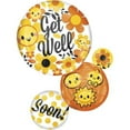 thumbnail image 1 of Loftus International A3-5487 22 x 28 in. Get Well Bubble Emoticons Super Shape Balloon, 1 of 1