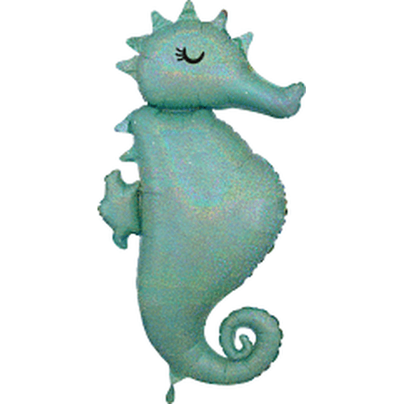 LRG SHP HOLO MERMAID WISHES SEAHRSE