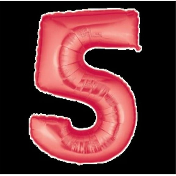 Loftus International B1-5845R Megaloon Number 5 Red Balloon