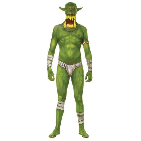 Loftus International Jaw Dropper Green Morphsuit Costume Adult Medium Male
