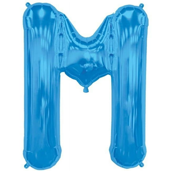 Loftus International KV-00286 34 in. Letter M Blue Balloon