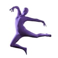 thumbnail image 1 of Loftus International Purple Adult Costume Morphsuit | X-Large Male, 1 of 6