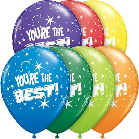 Loftus International Q1-9894 11 in. You are the Best Starburst Party Balloon - 6 per Pack, Pack of 6