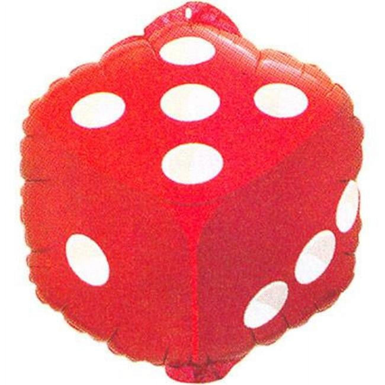 Loftus International Q3-0951 18 in. Dice Casino Helium Shape Party Balloon