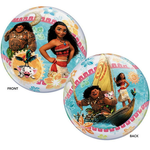 Loftus International Q4-8722 22 in. Moana Bubble Balloon - Pack of 3