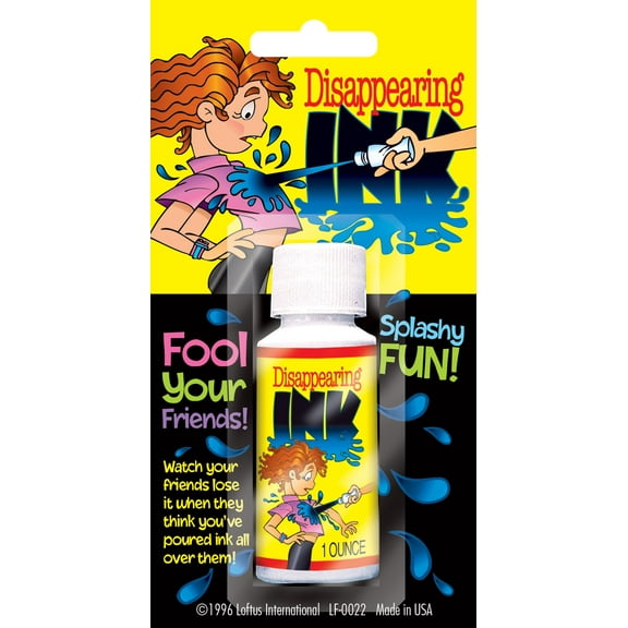 Loftus Poof! Classic dissapearing ink 1oz Prank, Black