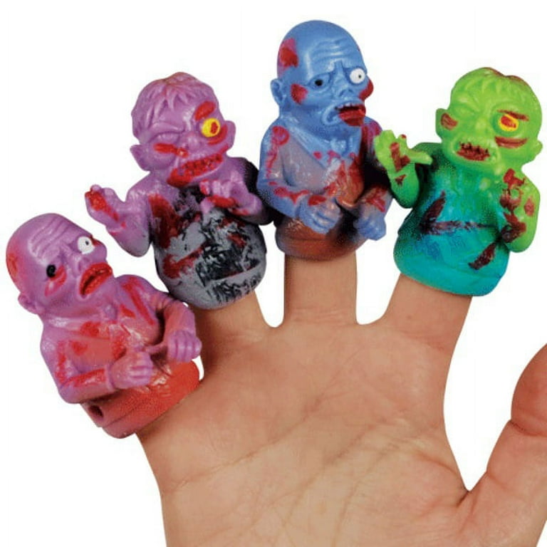 Loftus Walking Undead Zombie Halloween Finger Puppets Assorted Colors 48 CT Walmart