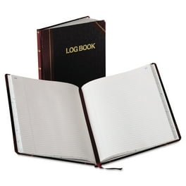 Log Book, List-Management Format with Medium/College Rule, Black/Red Cover, (150) 10.13 x 7.78 Sheets Log Book, List-Management Format with Medium/College Rule, Black/Red Cover, (150) 10.13 x 7.78 Sheets