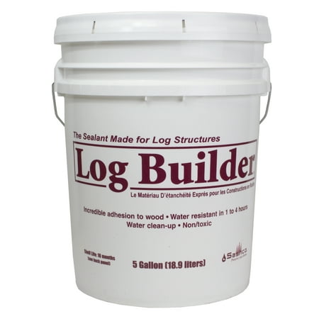 Log Builder 5 Gallon Pail Dark Brown