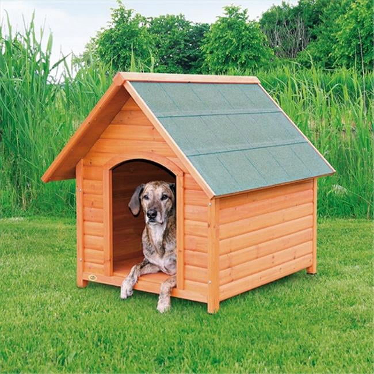 Extra Large Log Cabin Dog House with Weather Resistance - Walmart.com