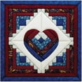 thumbnail image 1 of Log Cabin Heart Quilt Magic Kit, 1 of 3