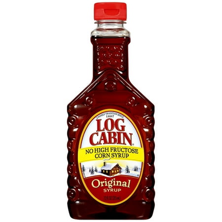 Log Cabin Original Syrup, No Hight Fructuose Corn Syrup, 12 fl oz Plastic Bottle