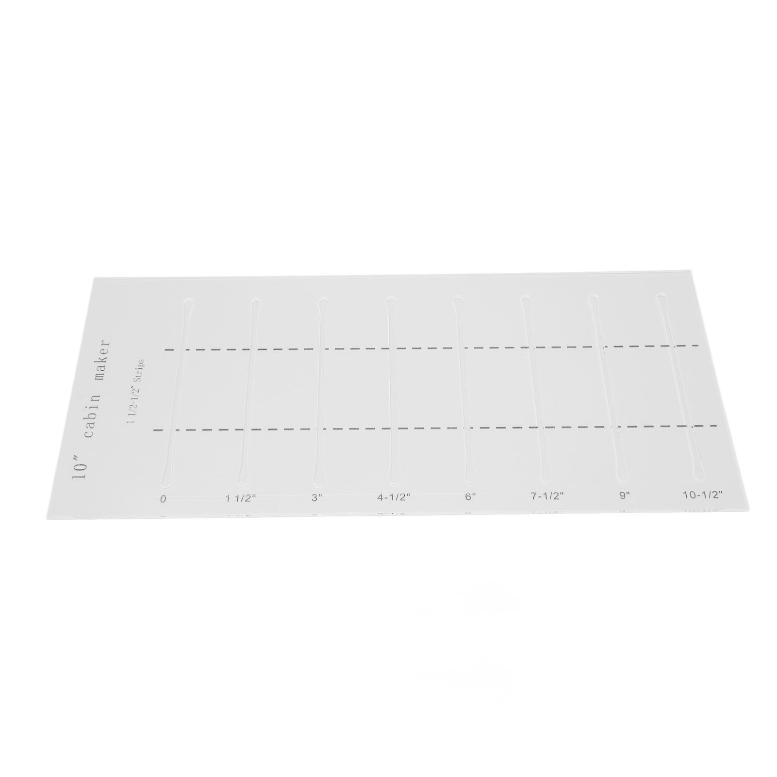 Log Cabin Quilting Rulers 34 cm x 16 cm,Clear Scale Smoother Edges Log